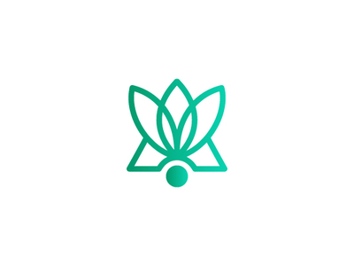 Lotus Tech Letter A Logo by Dovs on Dribbble