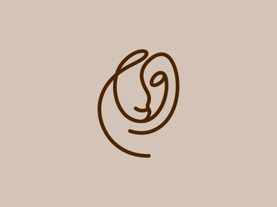 Barista Girl Logo branding coffee company brand logo company branding design face human illustration logo modern vector