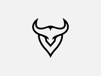 Bison Head Logo by Dovs on Dribbble