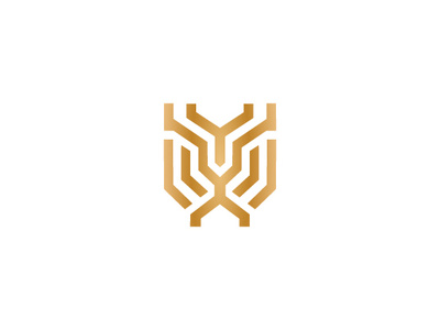 King Tiger Logo animal branding company brand logo company branding cool crown design glyph gold king letter y logo luxury modern simple strong stronger symbol vector