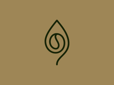 Leaf Coffee Logo branding coffee company brand logo company branding design leaf logo modern nature vector