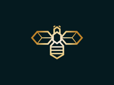 Geometric Bee Logo