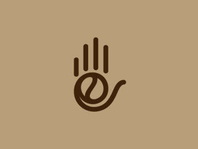Handline Coffee Logo abstract branding coffee coffee bean company brand logo company branding design hand logo modern nature vector