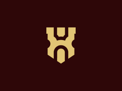 H Shield Logo by Dovs on Dribbble