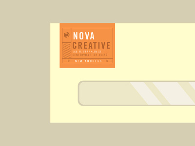 Envelope Label design digital illustration envelope grid label