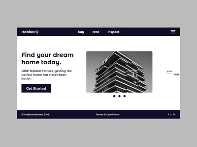 Real Estate Company Landing Page