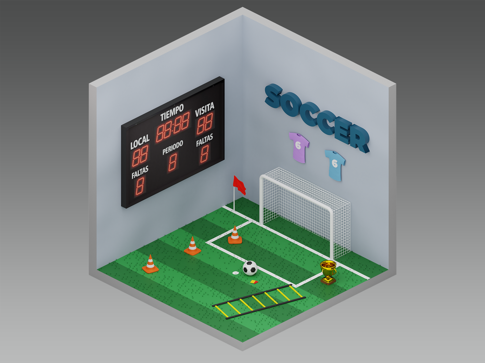 isometric workout soccer