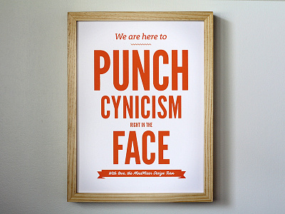 Punch Cynicism...