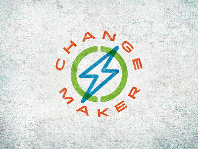 Change Maker bolt change community event logo texture