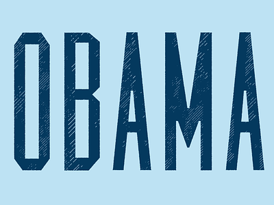 OBAMA graphic design obama politics type