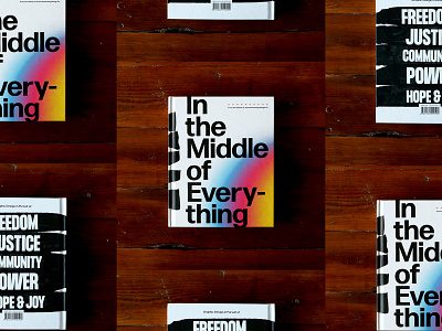 In the Middle of Everything book book cover community design nonprofit poster