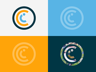 O C I art artists circle community creative logo nonprofit