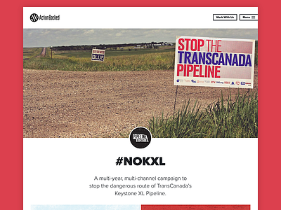 #NOKXL Case Study brand campaign case studies cause portfolio rwd ui website