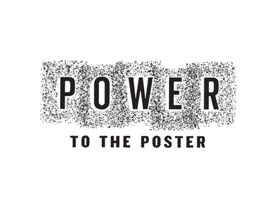 PTTP v2 :: Logo activism black and white logo politics poster power scan texture type typography