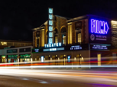 Dundee Marquee branding cinema film marquee movies neon omaha signage theater typography