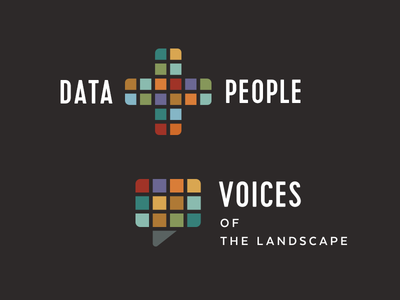 Landscape Logos brand city data dialogue identity logo nonprofit