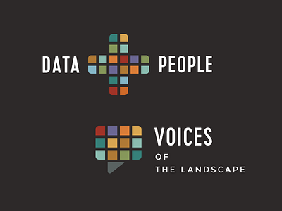 Landscape Logos brand city data dialogue identity logo nonprofit