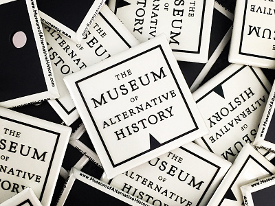 MoAH Buttons alternative brand buttons history identity logo museum square swag