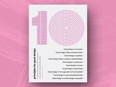 Ten Principles for Good Design film good design graphic design nonprofit omaha poster screenprint