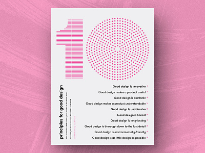 Ten Principles for Good Design film good design graphic design nonprofit omaha poster screenprint