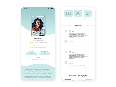 Book Discovery App Exercise app book reading ui ux