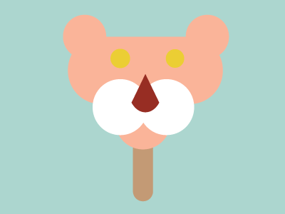 Pink Panther Popsicle popsicle