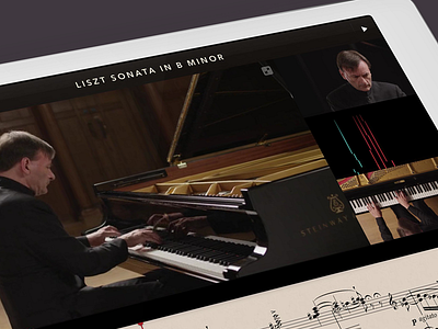 Liszt - Performance app interface ios ipad iphone mobile touch press ui
