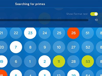 Incredible Numbers - Primes app interface ios ipad iphone mobile touch press ui