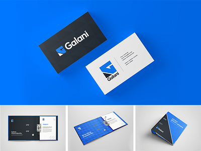 Galani | Branding blue blue and white branding branding design construction construction logo deep blue design graphic designer gray identity identity design illustration logo logo a day logo design logo design branding minimal minimalist logo plastic