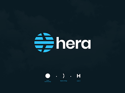 Hera | Branding airplane airplane logo airplanes airways blue design graphic designer identity identity branding logo logo a day logo design logo design branding logo inspiration tourism travel travel agency travel app travelling ui