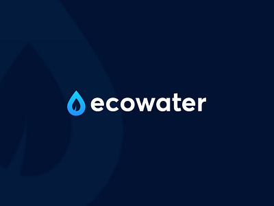 Ecowater Branding branding design graphic designer identity identity branding identity design logo logo a day logo design logo design branding logo inspiration