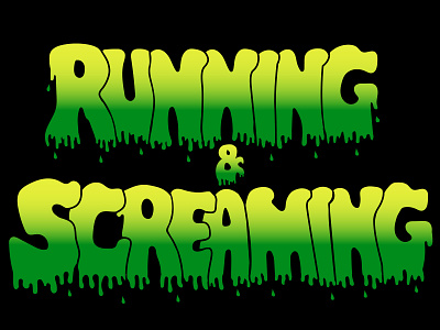 Running & Screaming Gradient Logo brand design brand identity branding logo logodesign vector