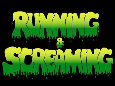 Running & Screaming Gradient Logo