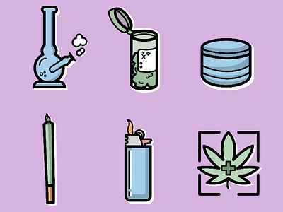 420 Icons by Savannah Buchanan on Dribbble