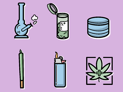 420 Icons cannabis design designer graphic design icon icon design icons illustration illustrator vector vector graphics
