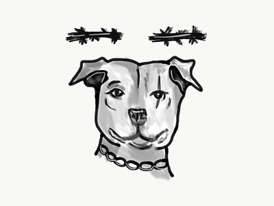 Dog Illustration adobe sketch illustration