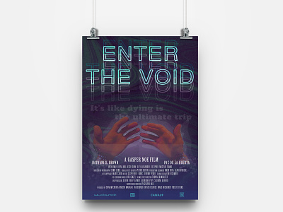 Enter The Void Poster Design design enter the void graphicdesign photo manipulation typography