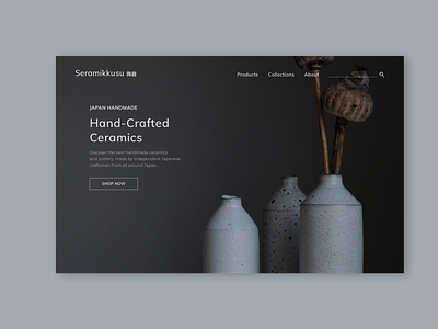 ceramics e commerce website