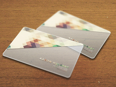 Geometric Business Cards business business card card geometric design mock up