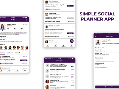 Social Planner App