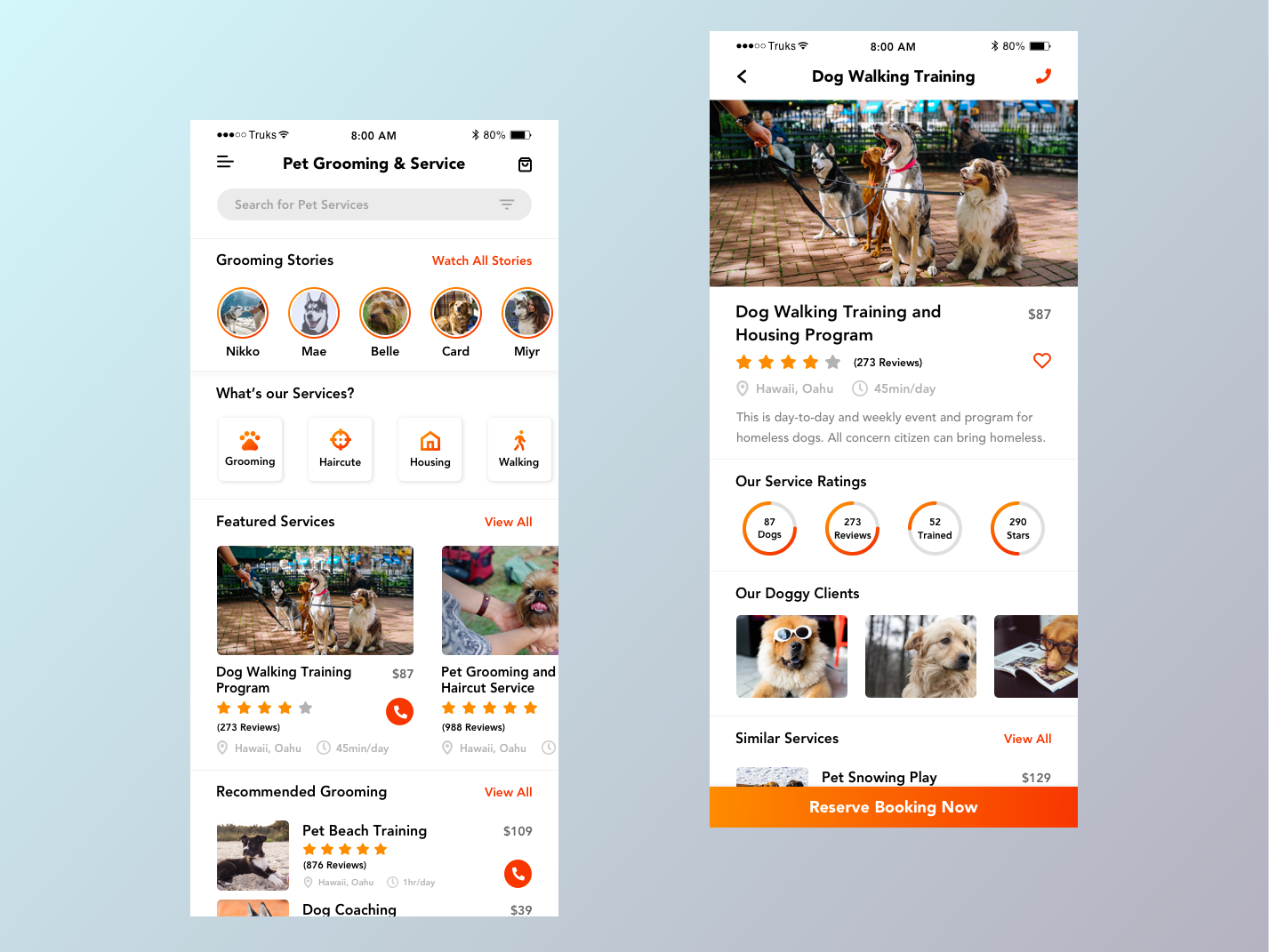 Grooming and Service Mobile App for Pets by Dan vern Vernaiz on Dribbble