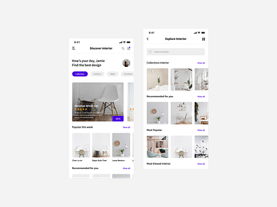 Interior App Design