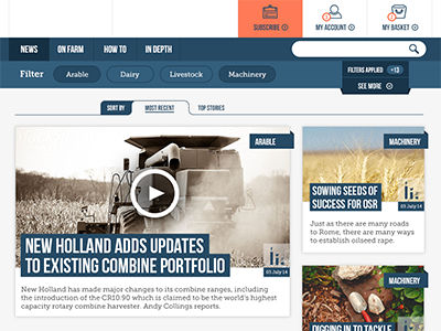 Farmers News blue farmer news online orange responsive