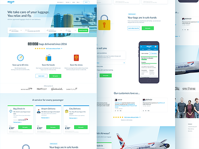 Home Page 4.0 airportr blue home page landing responsive splash