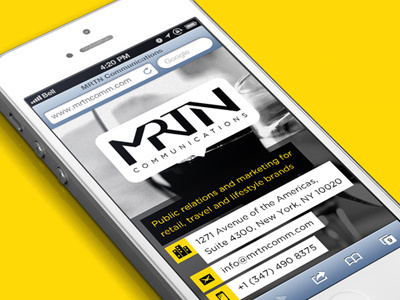 MRTN Communications branding design iphone lifestyle logo marketing mobile new york pr responsive sketch startup sydney typography