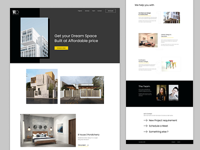 Homepage - Architecture website