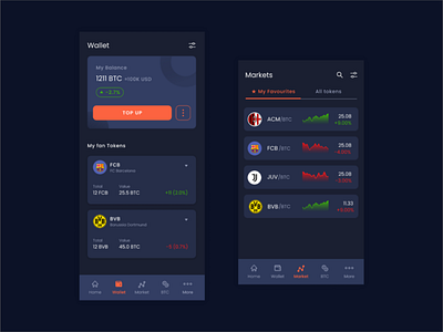 Dark mode - Crypto exchange