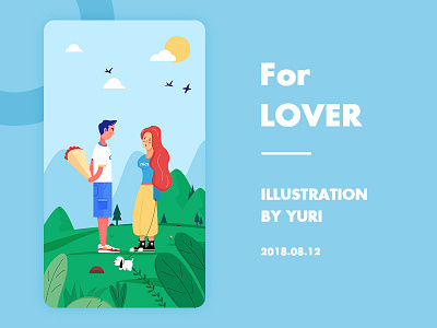 For Lover illustration lover