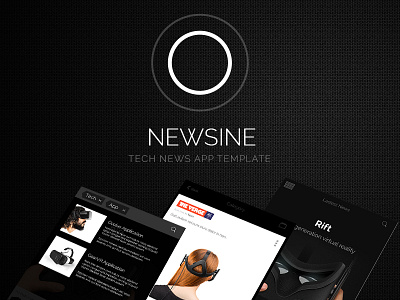 App Template for News, Magazine 9dpi android app fashion ios magazine mobile mobile app news newsine tech