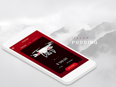 f l y i n g android cart drone ios mobile price product pudding shop sketch ui